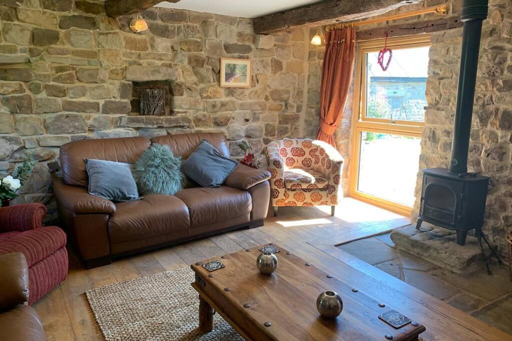 Villa Stunning Secluded Peak District Luxurious Barn Leek Exterior foto